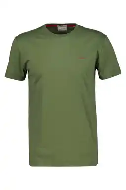 Wehkamp GANT regular T-shirt groen aanbieding