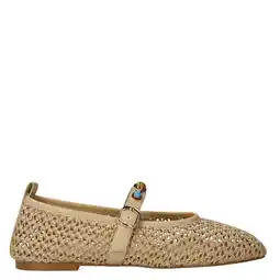 Wehkamp Inuovo ballerina's met sierstenen beige aanbieding