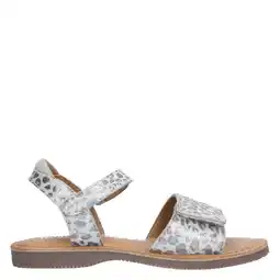 Wehkamp Braqeez leren sandalen zilver aanbieding