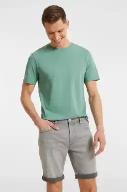 Wehkamp Anytime denim short lichtgrijs aanbieding