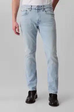 Wehkamp CALVIN KLEIN JEANS SLIM MARBLED BEACON JEAN REGEN Slimfit marbled beacon aanbieding