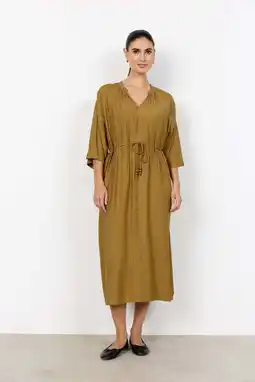 Wehkamp Soyaconcept zomerjurk oker aanbieding