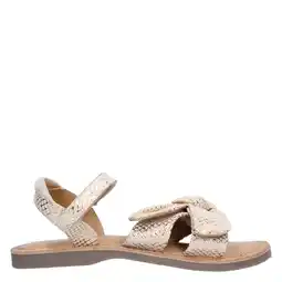 Wehkamp Braqeez leren sandalen goud aanbieding