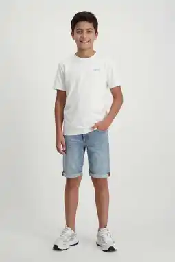 Wehkamp Cars denim regularwaist short stonewashed aanbieding