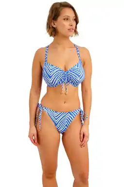 Wehkamp Freya strik bikinibroekje Fiji Falls blauw aanbieding
