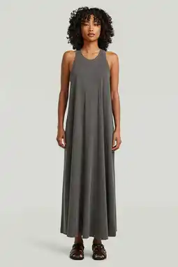 Wehkamp G-STAR maxi jurk grijs aanbieding