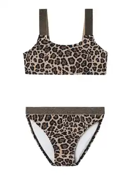 Wehkamp NAME IT KIDS crop bikini NKFZERIA bruin aanbieding