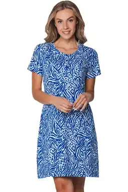 Wehkamp Rebelle nachthemd blauw aanbieding