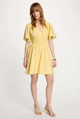 Wehkamp Morgan cocktailjurk lichtgeel aanbieding