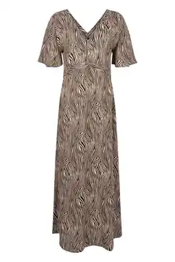 Wehkamp Aaiko maxi jurk beige aanbieding