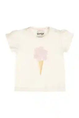 Wehkamp Dirkje T-shirt ecru aanbieding
