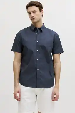 Wehkamp JJ REBEL regular casual overhemd donkerblauw aanbieding