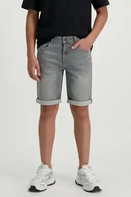 Wehkamp Cars regularwaist short grey denim aanbieding