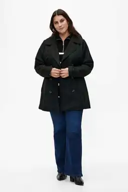 Wehkamp Zizzi trenchcoat zwart aanbieding