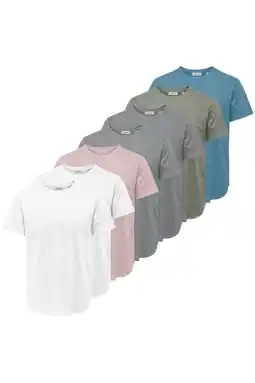 Wehkamp ONLY & SONS regular T-shirt multi - (set van7) aanbieding