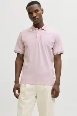 Wehkamp JACK & JONES PREMIUM regular polo roze aanbieding