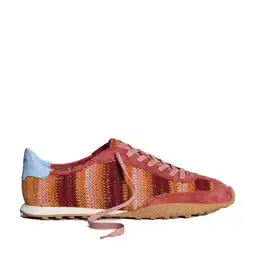 Wehkamp HOFF Bridge woven sneakers rood/oranje aanbieding