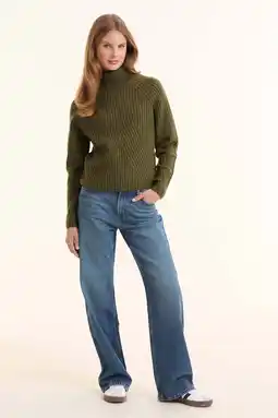 Wehkamp Anytime loose fit jeans donkerblauw aanbieding