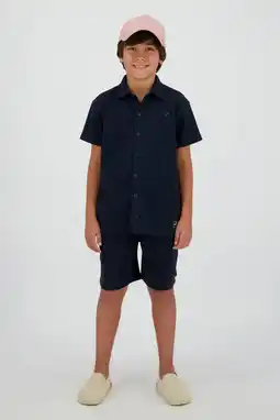 Wehkamp Vingino overhemd donkerblauw aanbieding