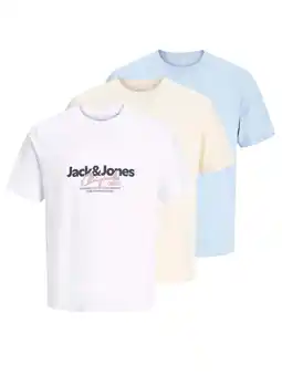 Wehkamp JACK & JONES ORIGINALS regular fit T-shirt (set van 3) aanbieding