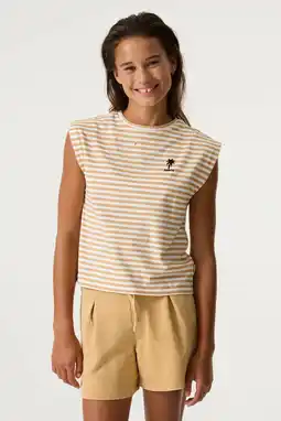 Wehkamp Garcia gestreept T-shirt beige aanbieding