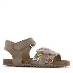 Wehkamp Shoesme suède sandalen taupe aanbieding