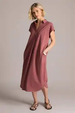 Wehkamp Yest zomerjurk travelstof oudroze aanbieding