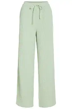 Wehkamp VILA wide leg fit palazzo broek - mintgroen aanbieding