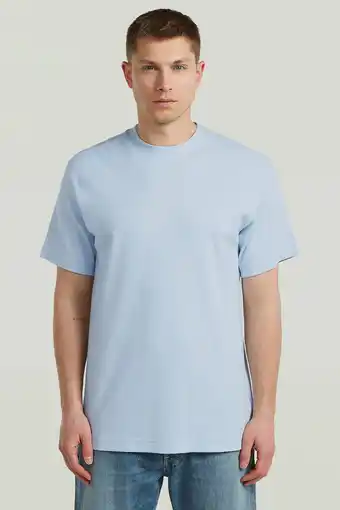 Wehkamp G-STAR regular T-shirt blauw aanbieding