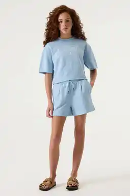 Wehkamp Garcia sweatshort lichtblauw aanbieding