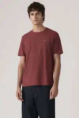 Wehkamp Levi's regular T-shirt donkerrood aanbieding