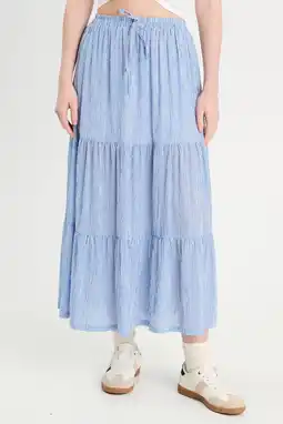 Wehkamp Cache Cache midi rok blauw aanbieding