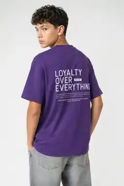 Wehkamp Cars T-shirt met backprint paars aanbieding