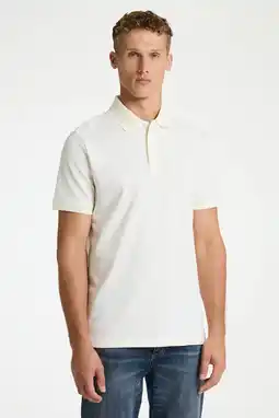 Wehkamp CHASIN' regular polo ecru aanbieding