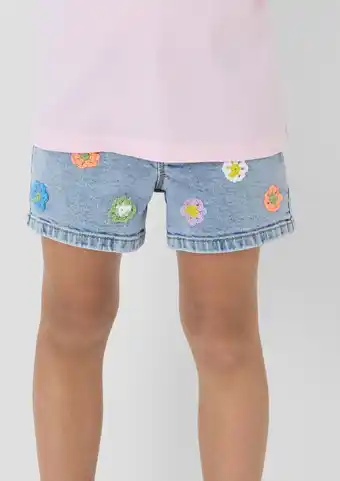 Wehkamp s.Oliver short light blue denim aanbieding