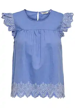 Wehkamp ONLY CARMAKOMA top blauw aanbieding
