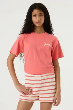 Wehkamp Garcia T-shirt met backprint rood aanbieding