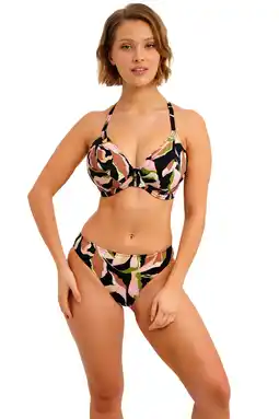 Wehkamp Freya bikinibroekje Ocean Avenue zwart/multi aanbieding