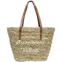Wehkamp ONLY raffia shopper ONLCELIA naturel aanbieding