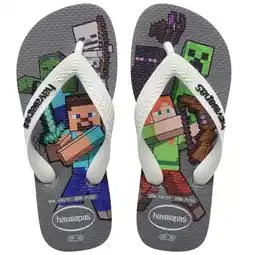 Wehkamp Havaianas Minecraft teenslippers grijs aanbieding
