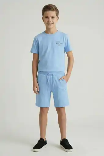 Wehkamp Cars regular sweatshort lichtblauw aanbieding