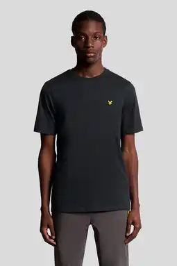 Wehkamp Lyle & Scott regular T-shirt donkerblauw aanbieding