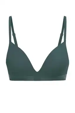 Wehkamp Björn Borg niet-voorgevormde bh zonder beugel Soft Touch donkergroen aanbieding