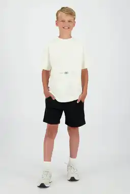 Wehkamp Raizzed relaxed regularwaist sweatshort zwart aanbieding