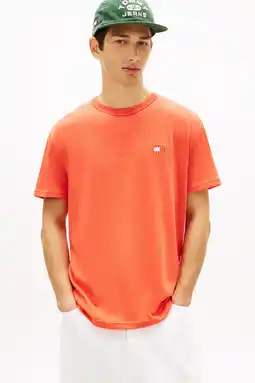 Wehkamp Tommy Jeans regular T-shirt oranje aanbieding
