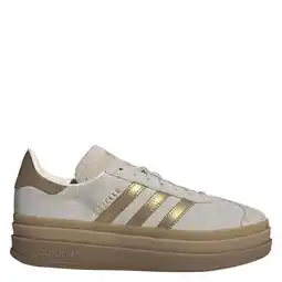 Wehkamp adidas Originals Gazelle Bold sneakers ecru/mat goud aanbieding