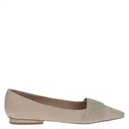 Wehkamp Peter Kaiser leren loafers met strass taupe aanbieding