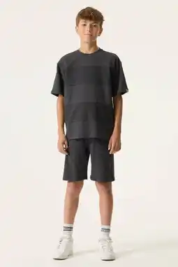Wehkamp Garcia relaxed regularwaist sweatshort antraciet aanbieding