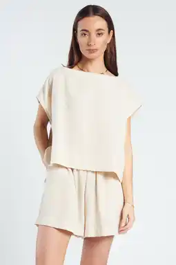 Wehkamp Spooq the label regularwaist beige aanbieding