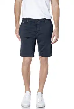 Wehkamp REPLAY regular chino short donkerblauw aanbieding